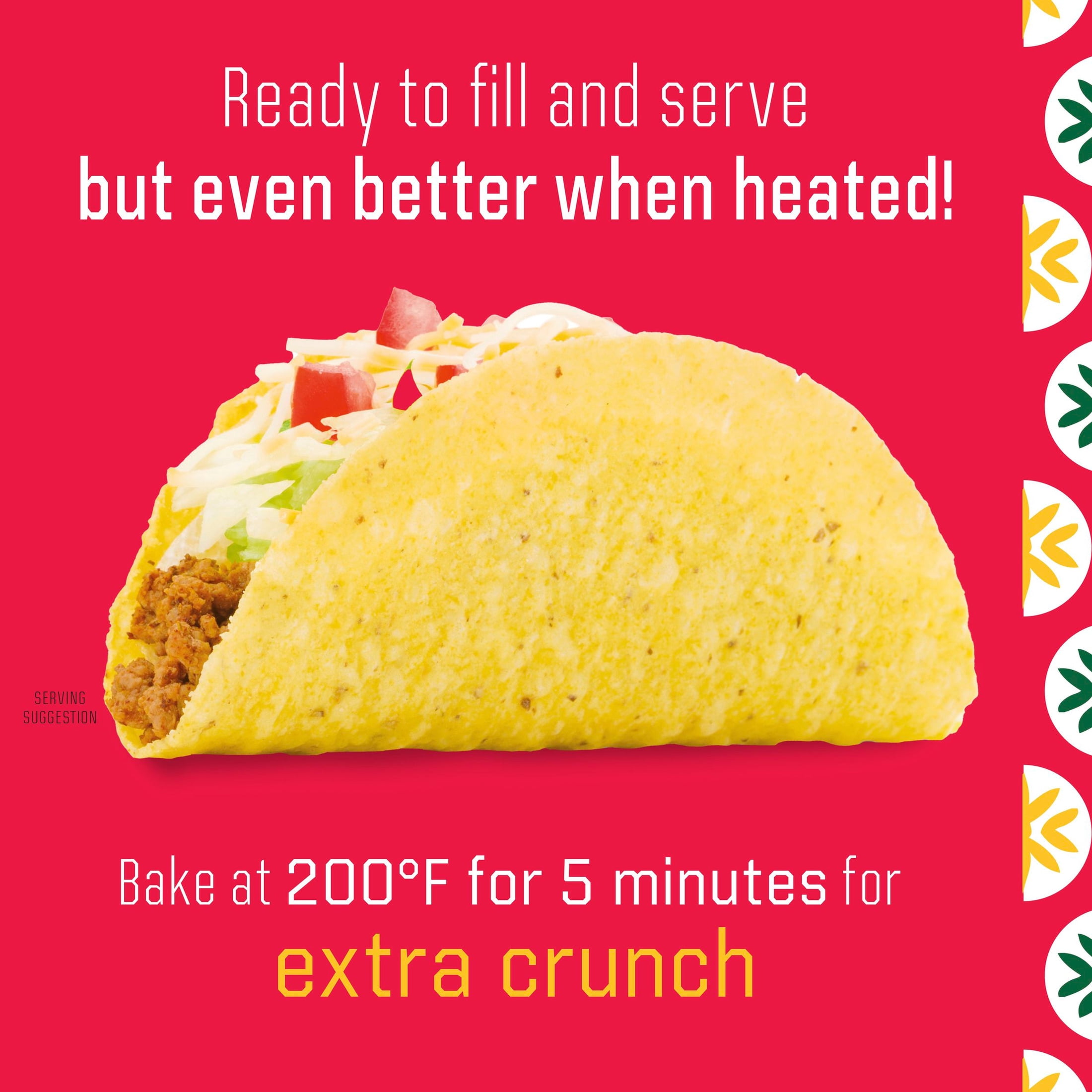 La Tiara Authentic Mexican Yellow Corn Taco Shells, Meal Prep, 12 Count, 2.5 oz