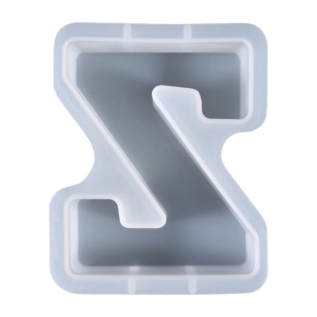 Xihbxyly Letras de Gel de Cristal para Hacer Tú Mismo, Moldes Grandes de Resina para Alfabeto, Diseño Flexible y Reutilizable, Decoración de Escritorio, Fabricación de Jabón de Cera de Vela, Decoraci