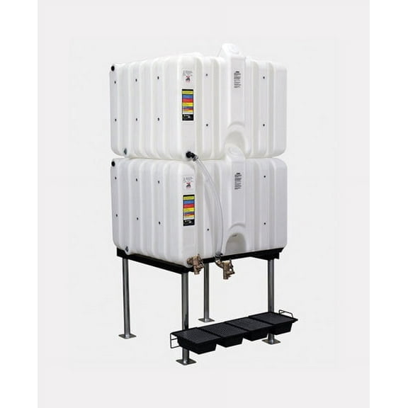 Rhino Tuff Tanks RTT-6220-NV 120/120 GALLON GRAVITY FEED TANK PACKAGE