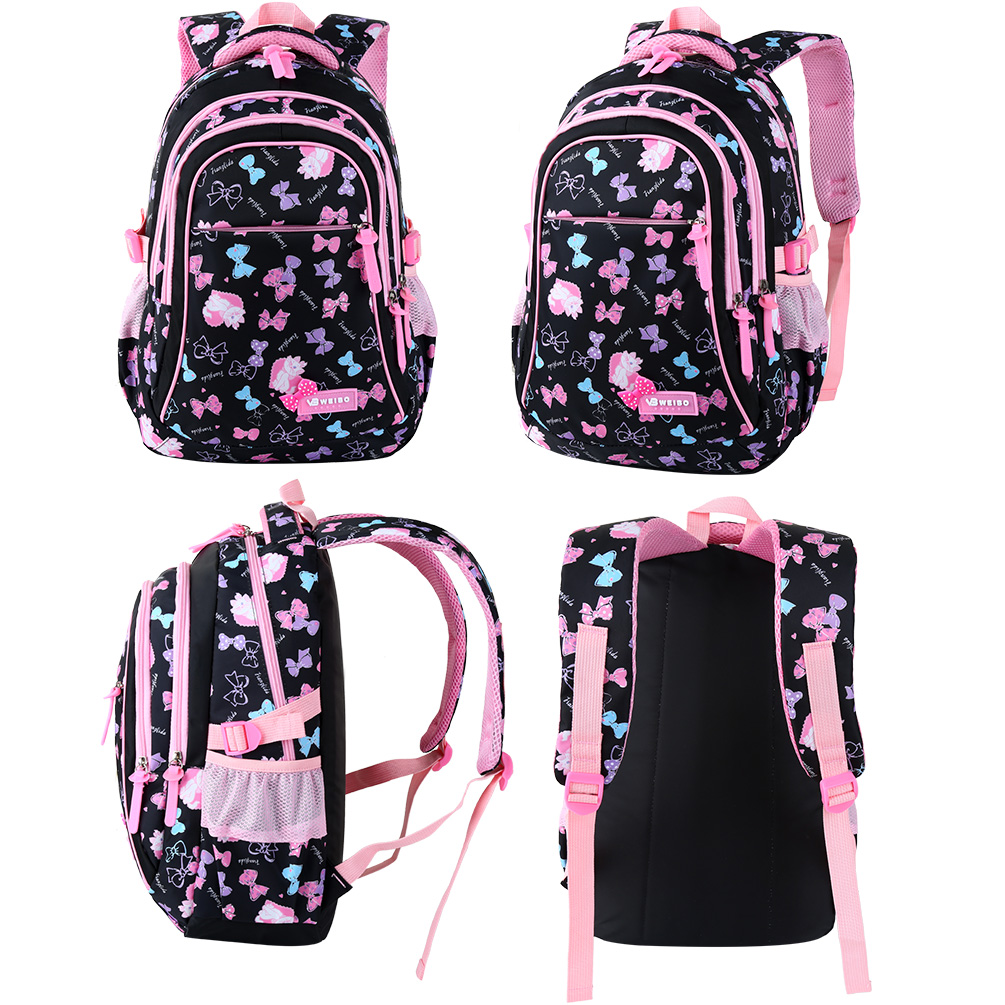 3PCS School Bags for Girls & Boys Primary & Middle School Students School Backpack, Lightweight Travel Bag with Lunch Bag Pencil Case - image 2 of 8