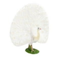 thumbnail image 3 of Figura de animal salvaje para niños en edad preescolar, juguete artesanal, juguete educativo decorativo, animal Blanco, 3 of 9