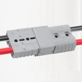 thumbnail image 1 of 10 Piezas Conector de Enchufe Estilo Anderson 50A con Manejar Anderson Kit de Conectores RáPidos de Carga de BateríA para Carretilla Elevadora Gris, 1 of 5