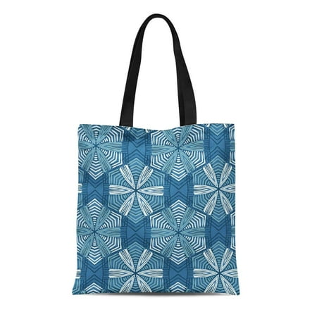 Bags Beaded Vintage Floral Handbag SIDONKU Canvas Tote Bag Mandala Shape Vintage Colored Floral Repainting Boho Chic Reusable Shoulder Grocery Shopping Bags Handbag ()