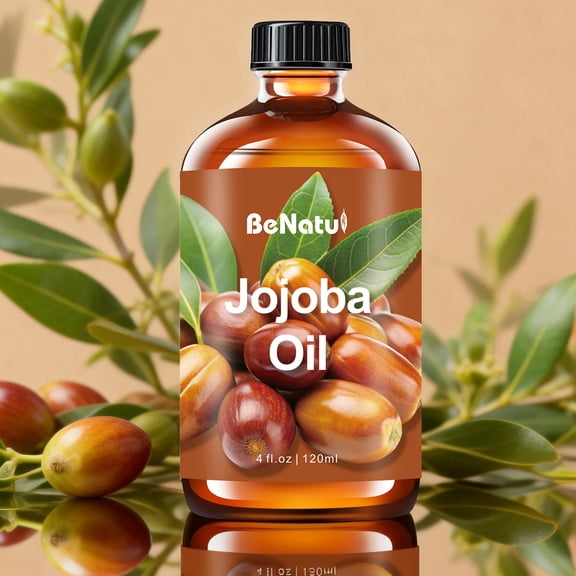 BeNatu Jojoba Oil 4 Fl Oz - 100% Pure, Natural, Fresh, No Additives, Ideal for Aromatherapy & Diffusers