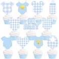 thumbnail image 2 of Body azul para niño con diseño de Cupcake Toppers Luckyqube, 24 unidades, 2 of 8