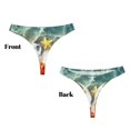 thumbnail image 3 of Kdxio String à Motif Coquillage sur la Plage Sans Couture pour Femmes - String Taille Basse Invisible Extensible Culottes Respirantes pour Femmes-3TG, 3 of 6