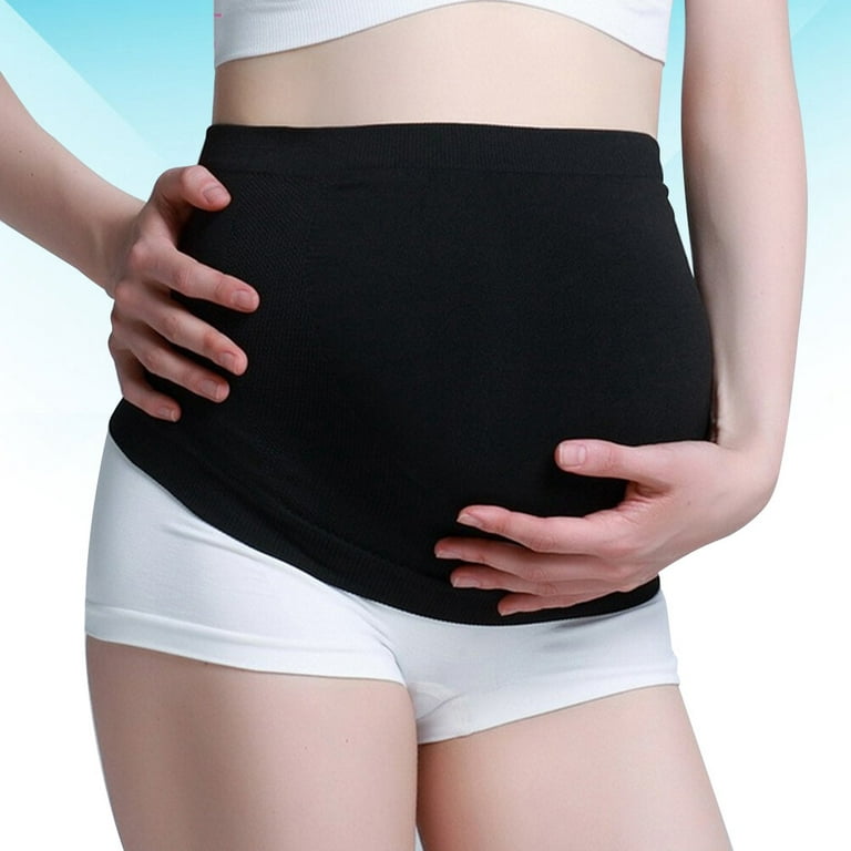 Pregnancy Belt Pregnancy Support Corset Bandage Girdle Pregnant Baby Strap  for Pregnant Women (Black XXL 85-95CM Hipline) 