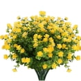 thumbnail image 2 of 6 Bundles Outdoor Artificial Fake Flowers UV Resistant No Fade Boxwood Faux Plastic Plants for Garden Patio Porch Window Box,Home Wedding Farmhouse Outdoor Decorations for Patio,2026, 2 of 6