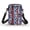 Abstract Paint Splash, variant on POLERO Blue Ink Floral Print Crossbody Bag, Adjustable Strap Phone Purse Double Layer Phone Purse Wallet for Shop Work