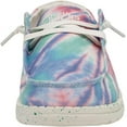 thumbnail image 4 of Hey Dude Women's Wendy Rose Candy Tie Dye Size 10  Womens Shoes  Womens Lace Up Loafers  Comfortable & Light-Weight, 4 of 6