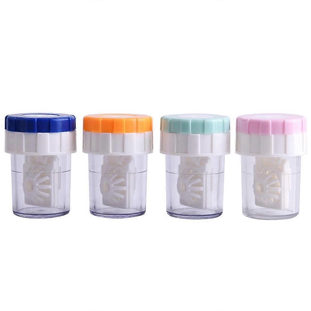 4pcs Manually Lens Cleaner Washer Mini Lenses Cleaning Case for Daily Use Travel Outdoor