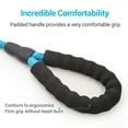 thumbnail image 5 of Reflective Slip Lead Dog Leash for Medium Large Dogs Training and Walking, 6ft Climbing Rope Leash for Dogs, Black, 5 of 11