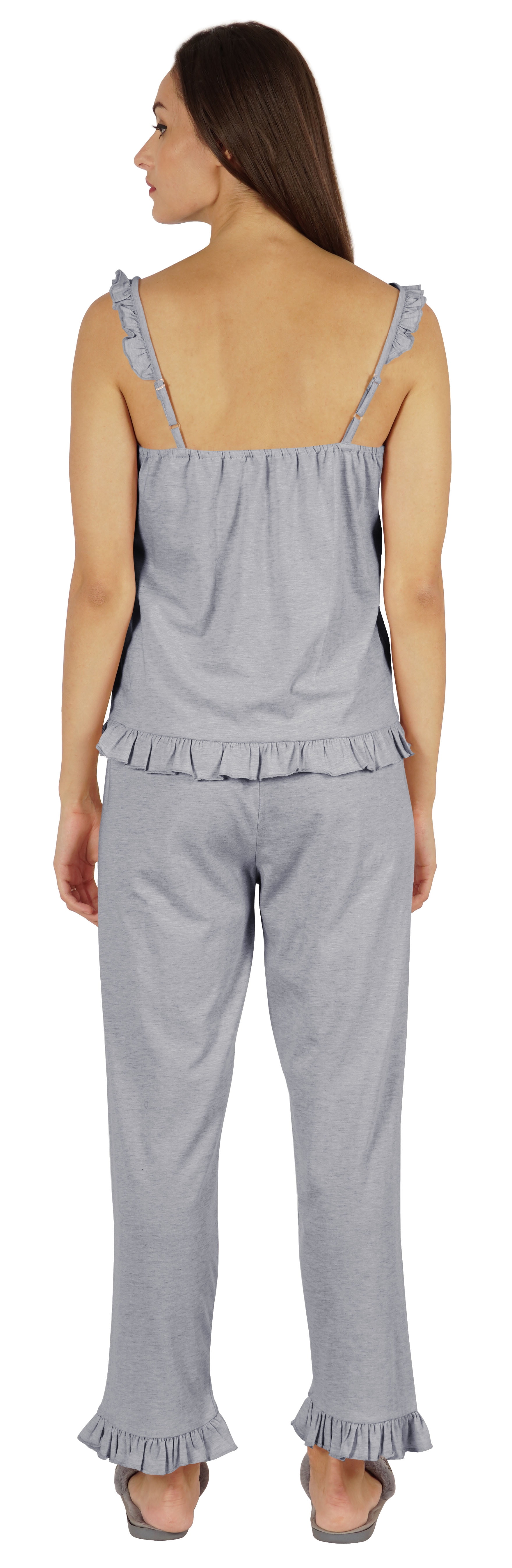 Inkmeso Sexy Lingerie Nightwear Set For Womens 2 Pcs Sleepwear Sets Tank Top W/ Pajamas