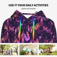 thumbnail image 4 of Haiem Purple Dreamcatcher for Women's Fashion Hoodies & Sweatshirts with Kangaroo Pocket,Hooded Sweatshirt with Eye-catching Drawstrings-X-Large, 4 of 7