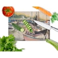 thumbnail image 2 of Caroline's Treasures Black Sails Sailboat Glass Cutting Board Large, 2 of 2