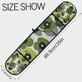 thumbnail image 3 of Yayeee Double Oven Mitt Kitchen Heat Resistant Baking 35" x7" Quilted Glove, Gray Floral, 3 of 6