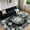 Black Pink, variant on Modern Abstract 5x7 Area Rugs for Living Room, Washable Bedroom Rug Soft Non Slip Low Pile, Faux Wool Contemporary Carpet for Indoor Floor Decor Home Office Dining Room,Red/Multi