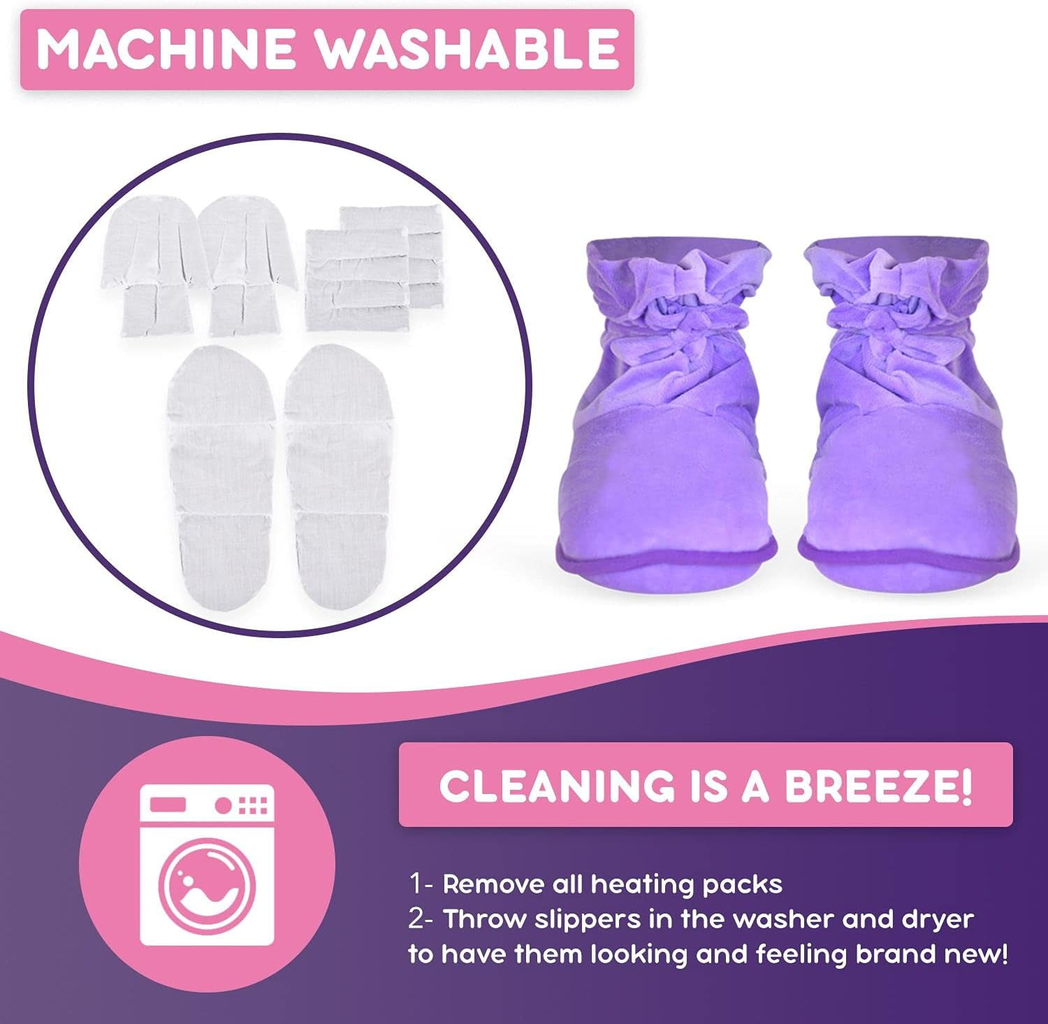 Microwave Heated Slippers
