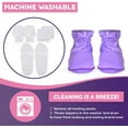 thumbnail image 5 of Microwaveable Booties and Feet Warmers for Women, Deep-penetrating Heat Therapy Slippers for Relieving Foot Stiffness, Sore Muscles, Tendinitis, Plantar Fasciitis, Circulatory Problems, 5 of 8