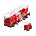 thumbnail image 1 of Engine 1:55 Scale Fire Trucks Children Simulated Alloy Fire Engine Vehicle Toy Decoration Birthday Gift, 1 of 7