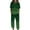 Green, variant on Two Piece Sets for Women Summer Women's Casual Short Sleeve Half Sleeve Round Neck Cropped Top + Casual Pants Suit Set Two Piece Set