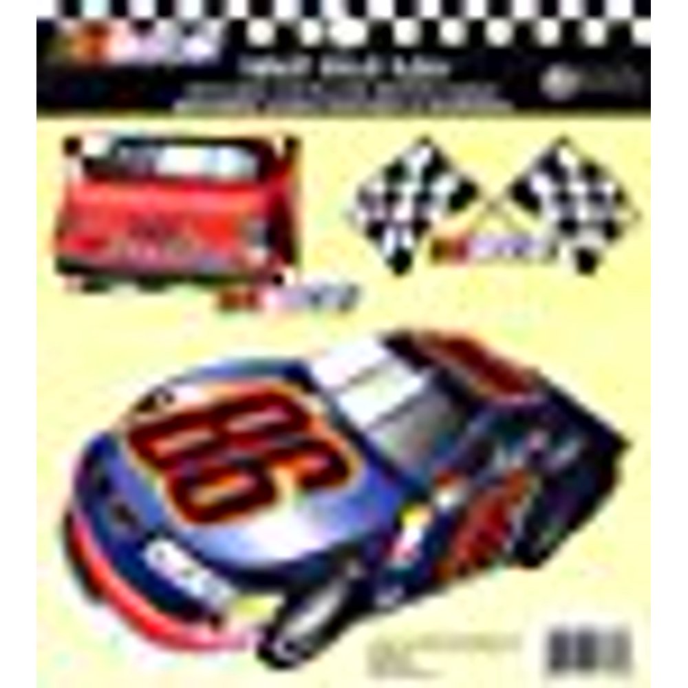 Nascar Wall Stickups (8 x 9 inch sheet)
