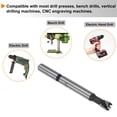 thumbnail image 5 of 2 Pack Forstner Drill Bit 5/16"(8mm) Dia High-Speed Steel Forstner Bit for Wood Plywood Plastic Drilling Hole Tool, 5 of 6