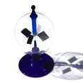 thumbnail image 4 of 4X Radiómetro de Energía Solar Azul, Luz Solar, Energía, Paletas Giratorias, de Viento, Regalo, Decoración de Escritorio para el Hogar, 4 of 5