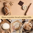 thumbnail image 6 of Sourdough Starter Kit Bread Making Kit, Bread Baking Supplies Bread Proofing Basket Set, 9" Round & 10" Oval, Sourdough Kit Gifts for Bakers, 6 of 8