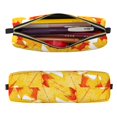 thumbnail image 2 of Balery Autumn Maple Leaves Estuche de Lápices de Cuero Impreso, Estuche para Suministros de Arte, Estuche de Lápices con Cremallera, Estuche de Almacenamiento de Papelería, 2 of 7