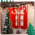 thumbnail image 5 of 10pcs Transparent Icicle Christmas Ornaments - Hollowed-out Mirror Color Pendants, Festive Hanging Decor For Christmas Tree, Window And Shopping Center, Sparkling Holiday Decorative Items, Pink, 5 of 6