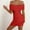 Red, variant on Women's Casual Dress Elegant One Shoulder Strapless Party Dress For Christmas Evening Prom Birthday Beach Holiday Wedding Neck Dress Long Sleeve Maxi Dress for Women Knit Summer Dress