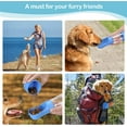thumbnail image 4 of Botella de agua para perros, dispensador de agua portátil para perros con contenedor de alimentos, botellas de hidratación para mascotas a prueba de fugas para caminar al aire libre, senderismo,, 4 of 5