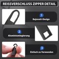 thumbnail image 4 of kurtrusly 10pcs Metal Zinc Alloy Zipper Pull Replacement Upgrading Favorite Accessories Easy, 4 of 6