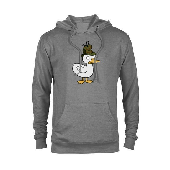 Disney Channel Gravity Falls Duck-Tective - Pullover Hoodie for Adults - Customized-Graphite Heather