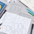 thumbnail image 5 of 9 in 3 Oval Inlay Templates Acrylic Router Stencils Template Drawing Scale Ruler Router Jig Templates Measuring Tool, 5 of 6
