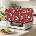 thumbnail image 2 of TSOVTHRID Snowman Snowflake Star Print Microwave Oven Dust Cover Dust-Proof Sturdy Microwave Oven Cloth Cover Small Appliance Protector for Kitchen Christmas Decor, 18.25"W x 14.5"D x 11"H, S, 2 of 7