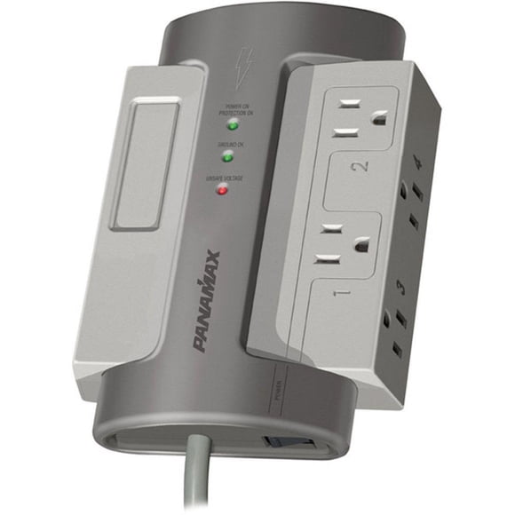 Regulador M4-EX Acondicionador de Energía Panamax Voltaje de línea120 (voltios), Gris