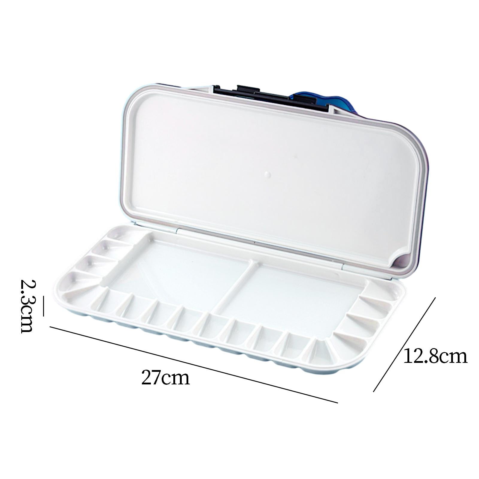 Watercolor Palette Empty Painting Pallet for Oil Painting Watercolor Gouache Blue 20 Wells