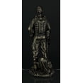 thumbnail image 3 of Defend and Serve Female Soldier Bronze Finish Statue, 3 of 3