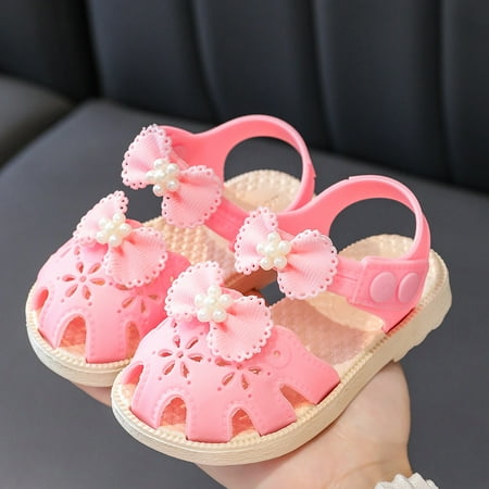 

Toyella Girls Baby Toddler Shoes With Non-slip Soft Sole Pink 28or29