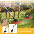 thumbnail image 6 of AOVOX 14" Brushless String Trimmer, 2-in-1 Weed Wacker, 2×20V 4.0Ah Batteries With 3 Cutting Modes, 6 of 8