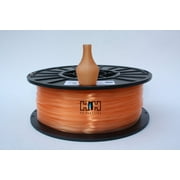 H&H 3D PLA 3D Printer Filament 1.75mm 1kg Spool Translucent Orange