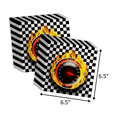 thumbnail image 6 of Welcome Race Fans Race Day Party Supplies - Racing Checkered Flag Birthday Party Supplies 64 Piece Tableware Set Includes Large 9" Paper Plates Dessert Plates, Cups and Napkins Kit for 16, 6 of 9