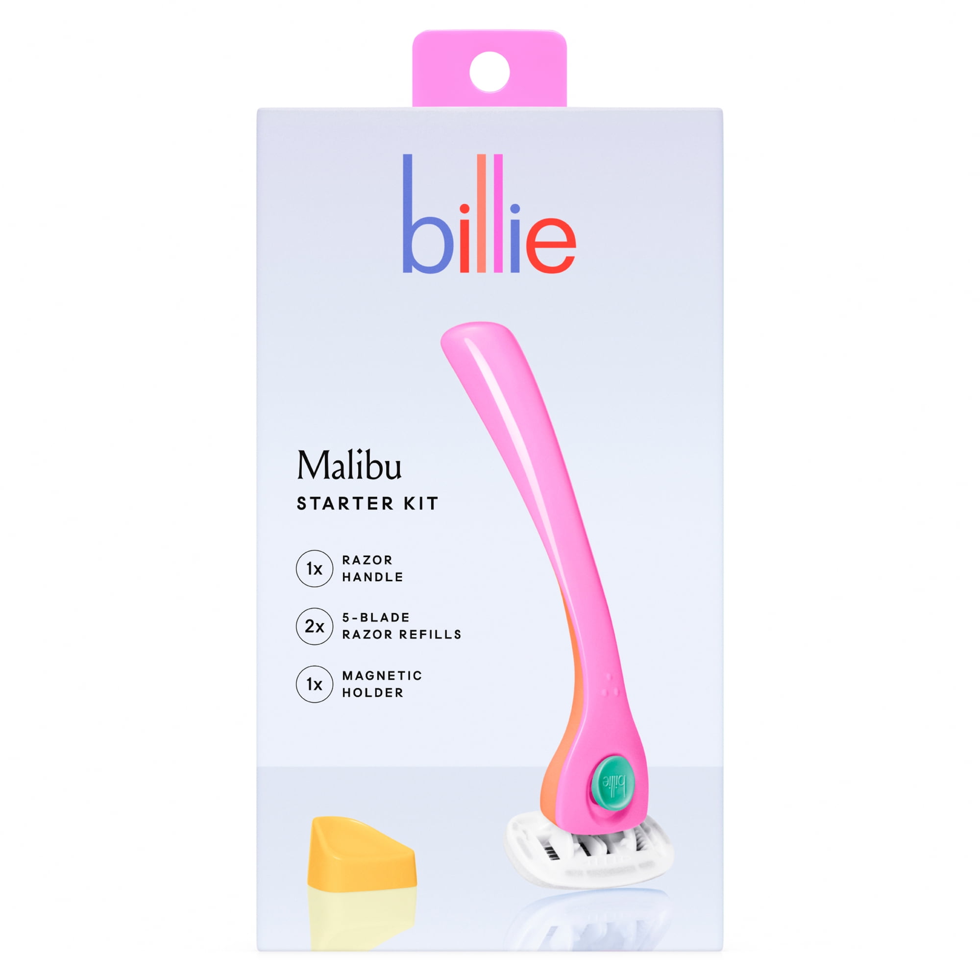 Billie Women's Razor Kit with Handle 2 Refills Magnetic Holder