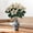Gold, variant on Artificial Poinsettias Flowers for Outdoor, 11 Inch 6 Bunches Flowers Eucalyptus for Home Garden Porch, Christmas Winter Spring Outdoor Indoor Decor, Holiday Decor (Silver)