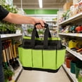 thumbnail image 4 of Garden Outdoor Tool Bag with Adjustable Shoulder Strap and Large Capacity Standable Organizer for Indoor and Outdoor Use Ideal for Electricians and Contractors, 4 of 6