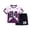 00#Purple27, variant on WOYY Boys Athletic Shorts Set Summer Active Short Sleeve Tshirt Shorts Outfits, Sizes 1-12