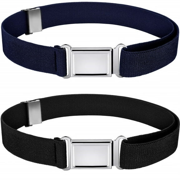 Kids Magnetic Belt Adjustable Elastic Belt with Magnetic Buckle for Boys Daily Use Girls