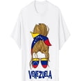 thumbnail image 2 of Venezuela For Girl Venezuelan Flag for Women Venezolana T-Shirt Tee For Adult, Men, Women, Teen, Teenager, Adolescent, Youth, 2 of 5